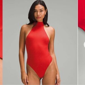 Lululemon Wundermost Ultra-Soft Nulu Mockneck Sleeveless Bodysuit large